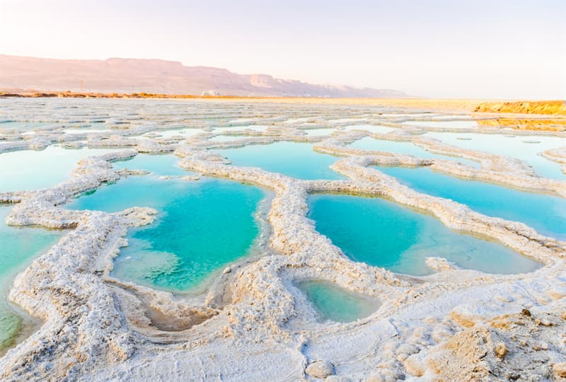 #7 The Dead Sea, bordered by Israel and Jordan Geography Story: #7 The Dead Sea, bordered by Israel and Jordan