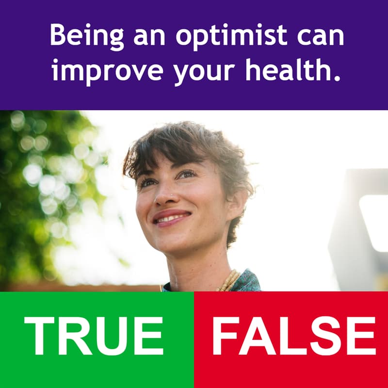 #5 Science Story: Being an optimist can improve your health.