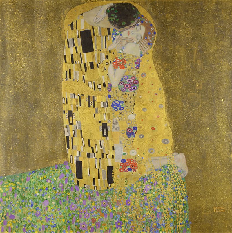 #1 "The Kiss" by Gustav Klimt Culture Story: #1 "The Kiss" by Gustav Klimt