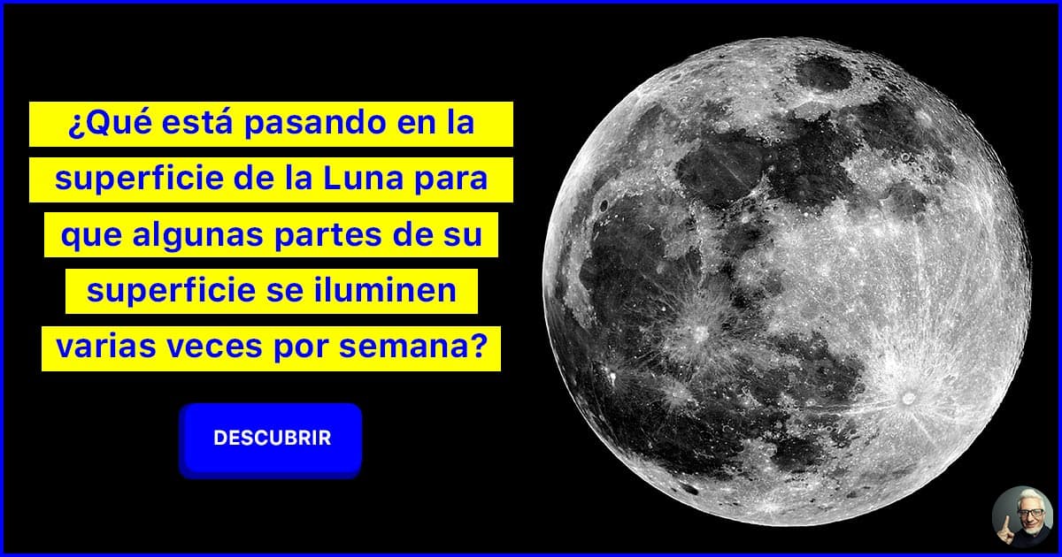 ¿Qué está pasando en la superficie de la Luna...