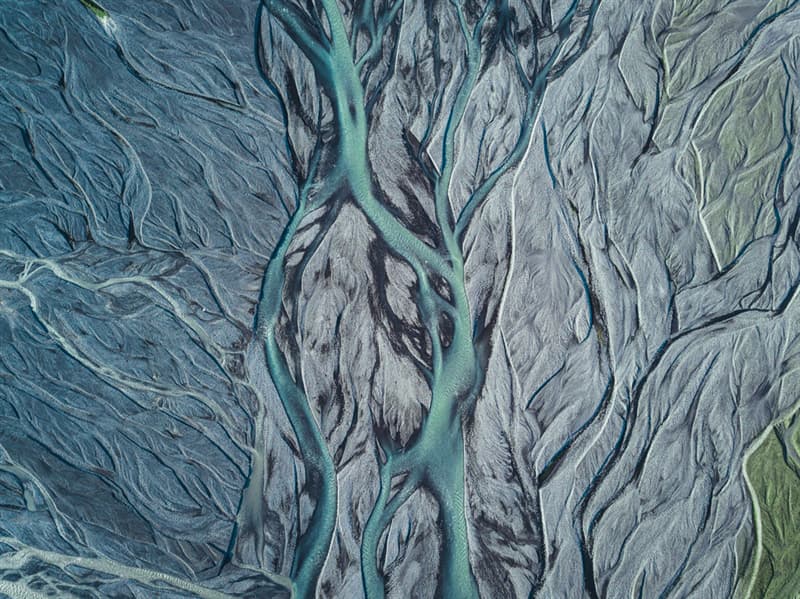 #5 Glacier river stream in Iceland Geography Story: #5 Glacier river stream in Iceland