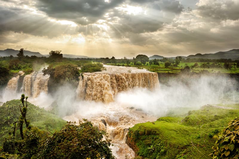 #1 Blue Nile Falls consists of 4 streams Geography Story: Blue Nile Falls