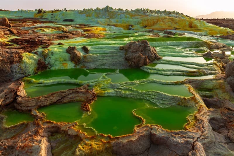 #4 The Dallol volcano Geography Story: Dallol volcano Ethiopia