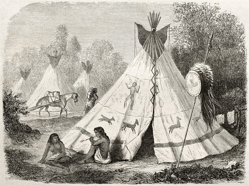 #3 Not all Native Americans lived in teepees Culture Story: teepees dwellings of Native Americans facts about Native Americans tribes USA