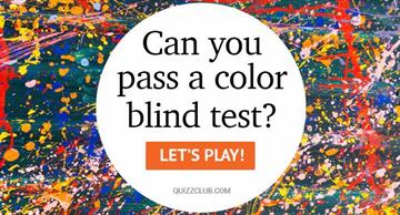 IQ Quiz Test: Can You Pass A Color Blind Test?