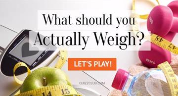 Personality Quiz Test: What Should You Actually Weigh?