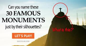 Geography Quiz Test: Can You Name These 30 Famous Monuments Just By Their Silhouettes?