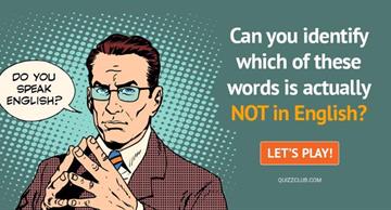 Geography Quiz Test: Can You Identify Which Of These Words Is Actually NOT In English?