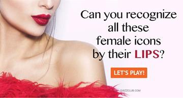 celebs Quiz Test: Can You Recognize All These Female Icons By Their Lips?