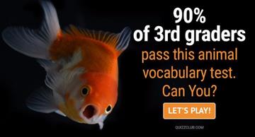 animals Quiz Test: 90% Of 3rd Graders Pass This Animal Vocabulary Test. Can You?