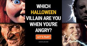 Movies & TV Quiz Test: Which Halloween Villain Are You When You're Angry?