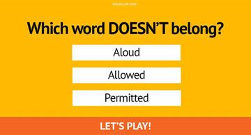 language Quiz Test: Can You Decipher Which Word Doesn't Belong?