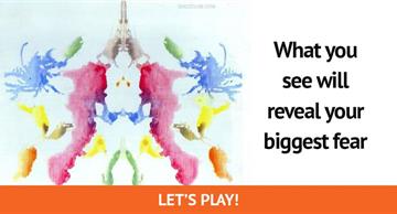 Quiz Test: This Ink-Blot Test Will Reveal Your Biggest Fear In Life