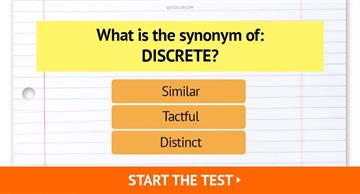 Quiz Test: We Can Guess Your Level Of Education Based On Your Synonym Vocabulary