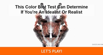 Personality Quiz Test: This Color Blot Test Can Determine If You're An Idealist Or Realist