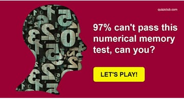 Personality Quiz Test: 97% Can't Pass This Numerical Memory Test, Can You?
