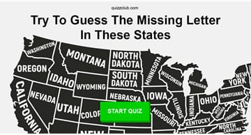 Geography Quiz Test: Only 5% of Americans Can Actually Guess The Missing Letter In These States