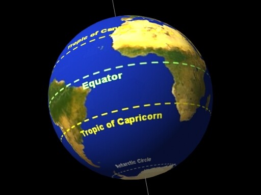 Geography Trivia Question: Which of the following does not cross the equator? Geography Trivia Question: Which of the following does not cross the equator?