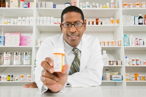 What percentage of adults visit a pharmacy every year? What percentage of adults visit a pharmacy every year?