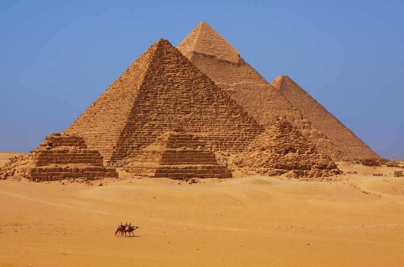 When were the Egyptian pyramids built? When were the Egyptian pyramids built?