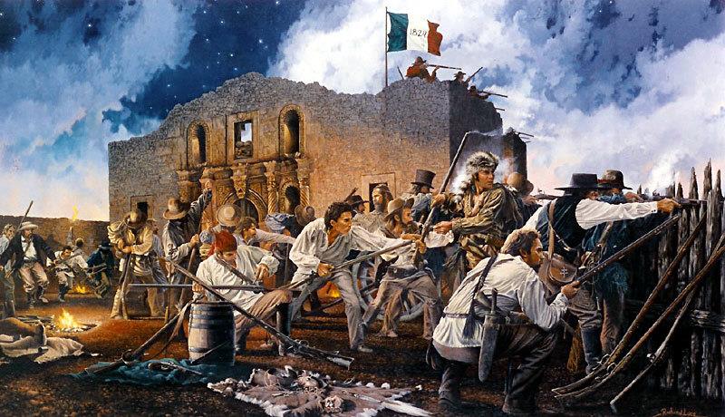 Image result for the alamo battle