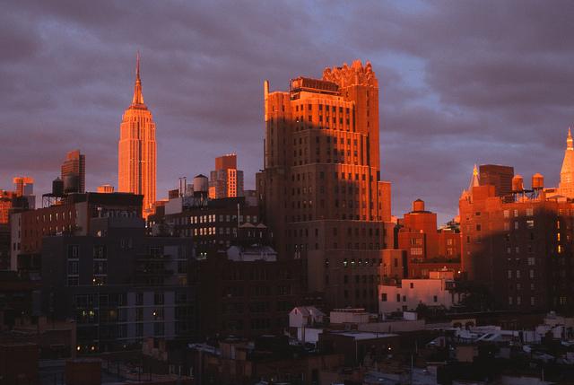 How long did it take to build the 102 storey Empire State Building?