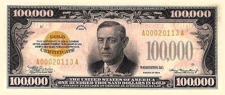 Society Trivia Question: When were larger denominations of U.S. bills officially withdrawn from circulation? Society Trivia Question: When were larger denominations of U.S. bills officially withdrawn from circulation?