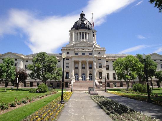 What is the state capital of South Dakota?