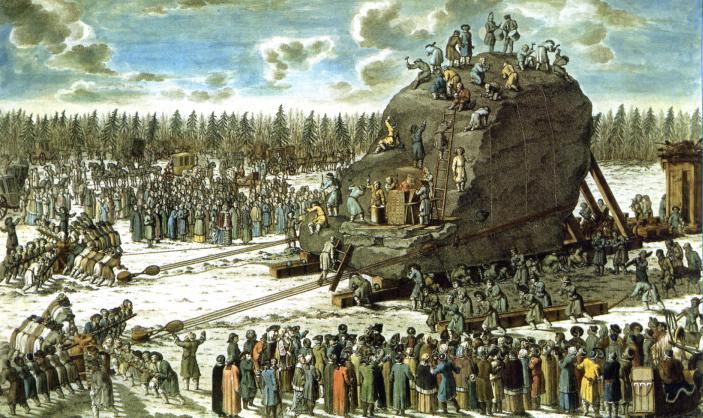 History Trivia Question: What was the mass of the largest monolith moved by man? History Trivia Question: What was the mass of the largest monolith moved by man?