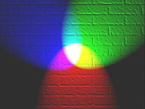 Pick the color with the longest wavelength?
