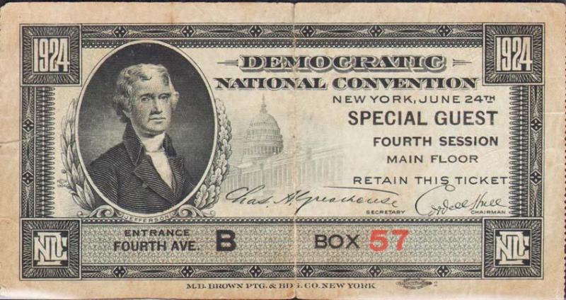 1924 Democratic National Convention took how many ballots to nominate a presidential candidate? 1924 Democratic National Convention took how many ballots to nominate a presidential candidate?