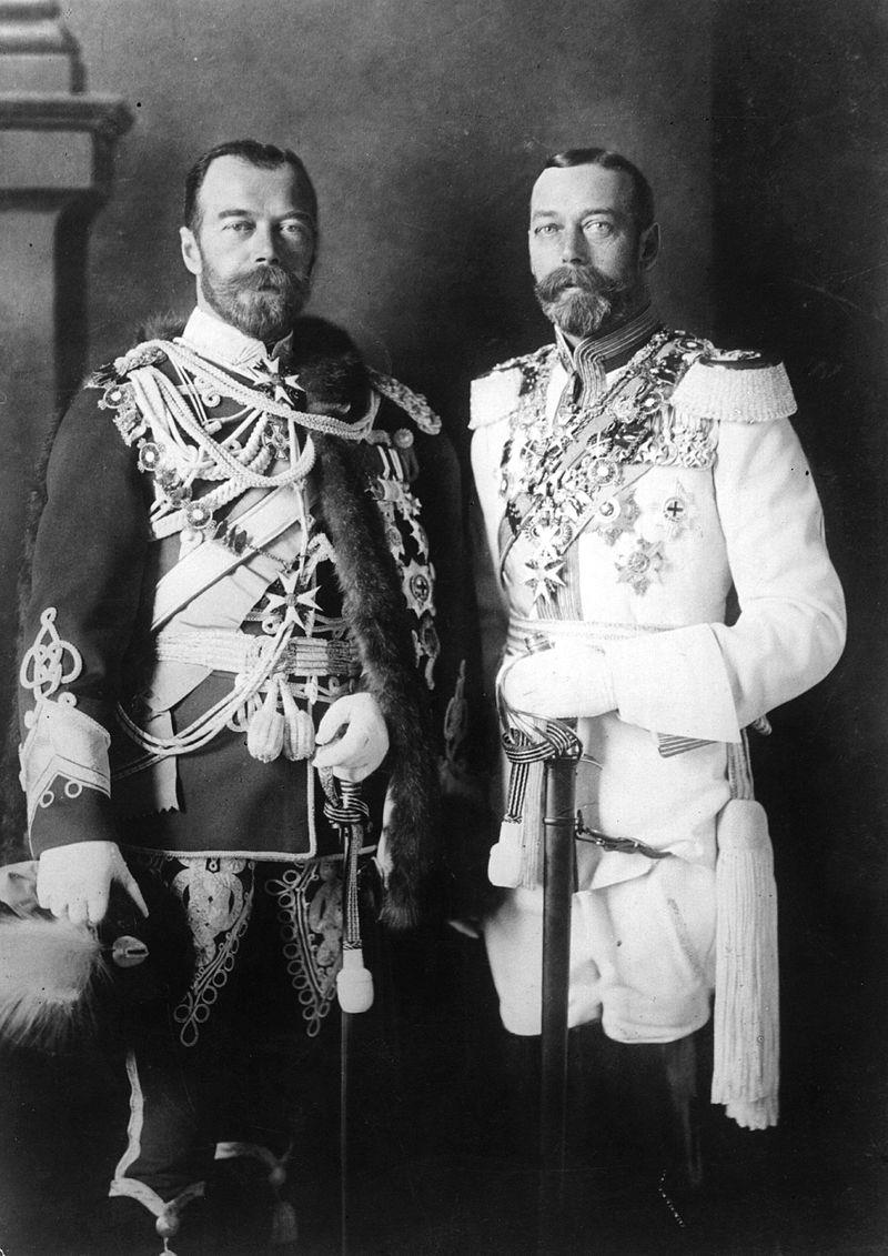The heads of three of the main warring countries at the outbreak of WW1 were cousins.