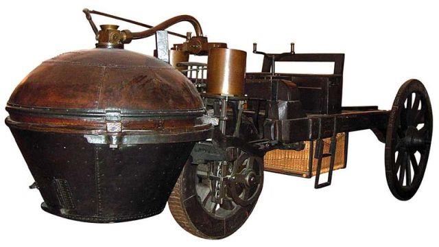 Who invented the first modern automobile?