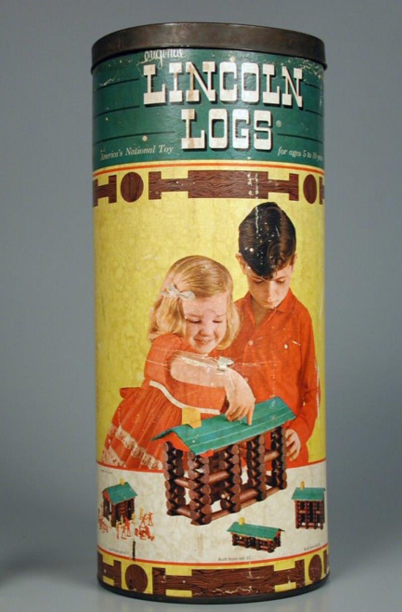 Who was the inventor of Lincoln Logs, the child's toy interlocking beams to build objects? Who was the inventor of Lincoln Logs, the child's toy interlocking beams to build objects?