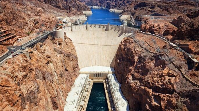 Former President Herbert Hoover was not invited to the dedication of the massive Hoover dam. Former President Herbert Hoover was not invited to the dedication of the massive Hoover dam.