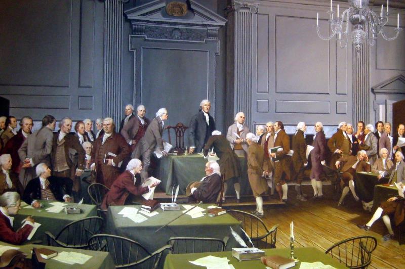The Declaration of Independence and the US Constitution were debated and adopted in what city? The Declaration of Independence and the US Constitution were debated and adopted in what city?