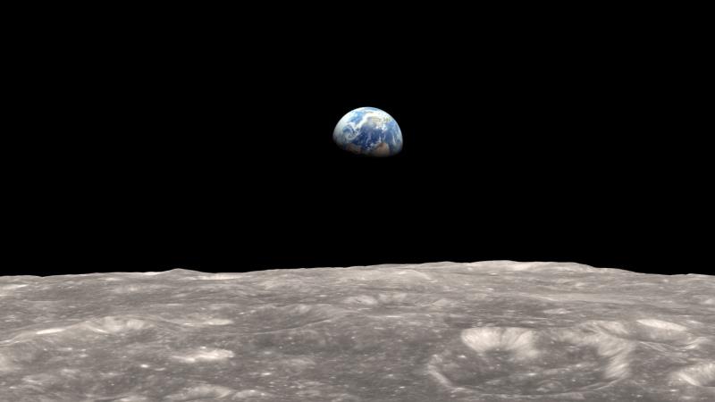 What was the first sport played on the moon?