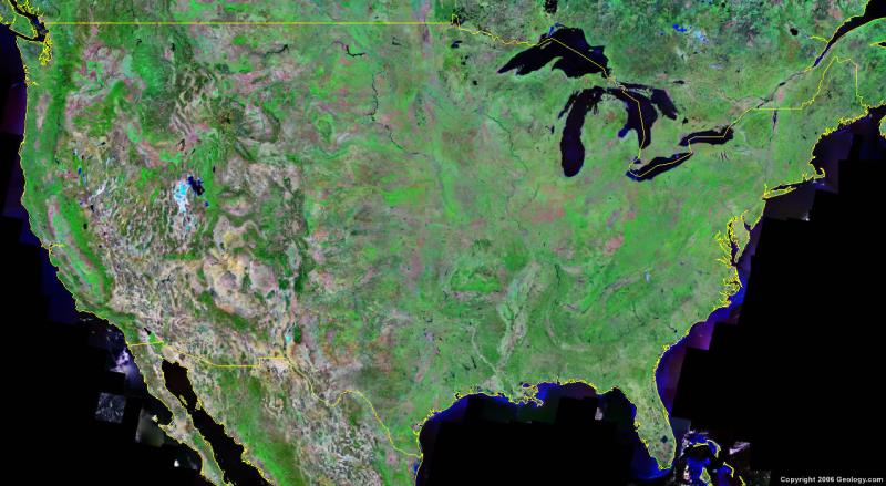 Which state in the contiguous United States borders the least number of other states?