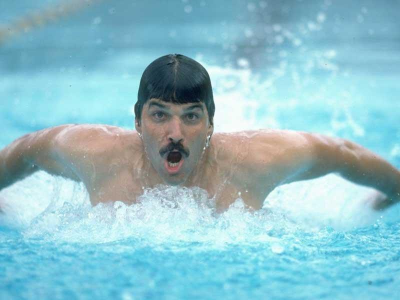 How many gold medals did Mark Spitz win in the Munich 1972 Olympics?