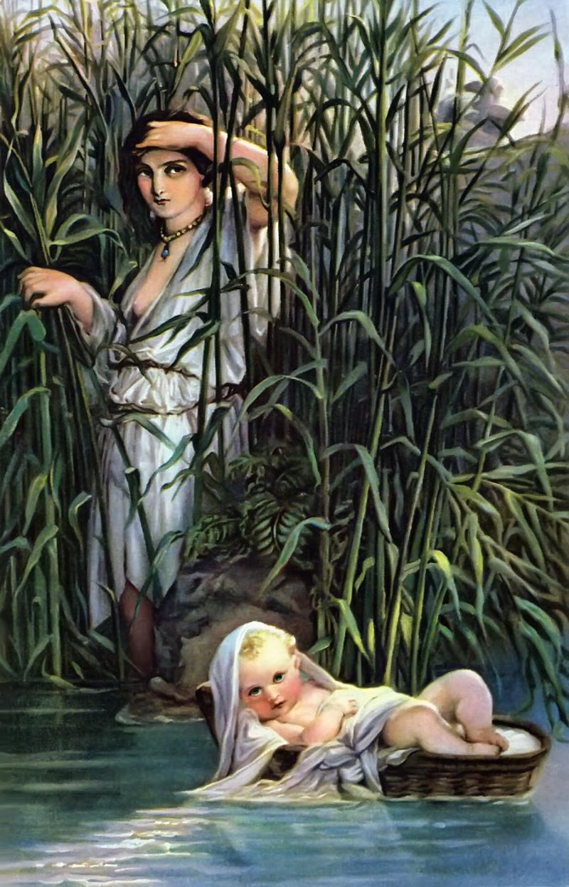 The infant Moses was hidden among the bulrushes in what river ?