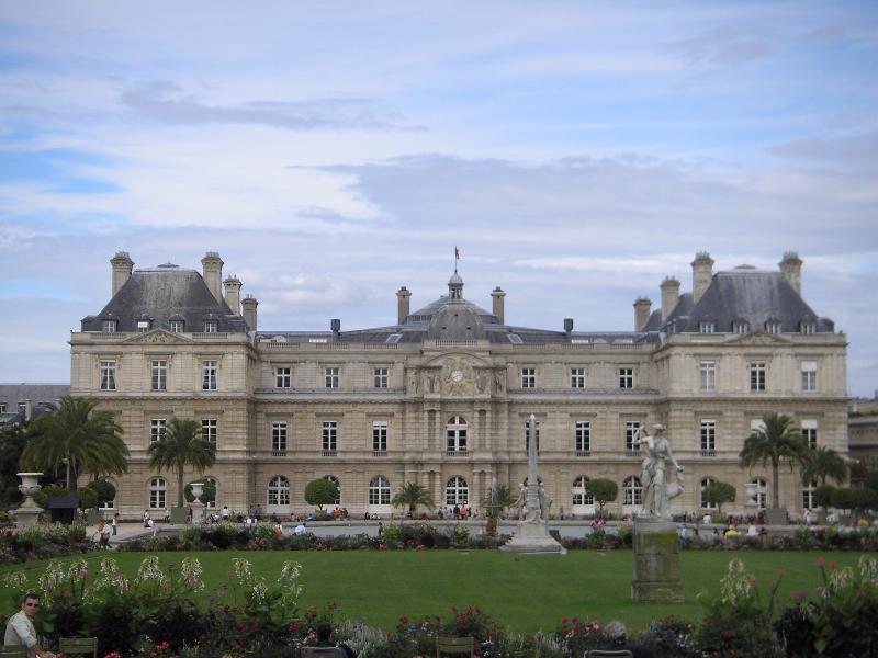 The Luxembourg Palace is occupied by...?