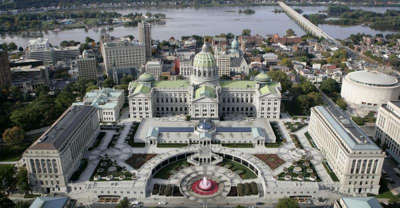 What is the current capital of the state of Pennsylvania?