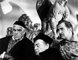 What movie starred Vincent Price, Peter Lorre, Boris Karloff and a young Jack Nicholson? What movie starred Vincent Price, Peter Lorre, Boris Karloff and a young Jack Nicholson?