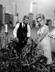 Where was the telephone on the Douglas farm in Green Acres?