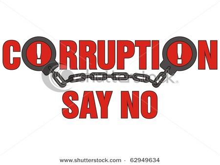 Which 2 countries listed below have the least corruption?