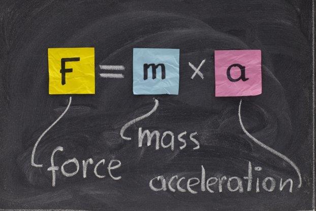 Which scientific law can be stated as "Force = Mass x Acceleration"? Which scientific law can be stated as "Force = Mass x Acceleration"?