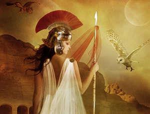 Who was the Greek goddess of wisdom and battle strategy?