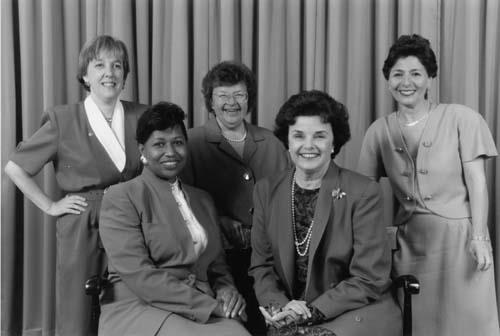 Who was the first woman to serve in the United States Senate?