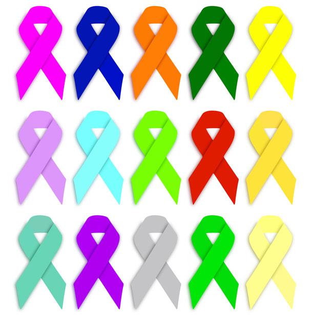 Science Trivia Question: There are certain ribbons to show the awareness of cancer. Which ribbon in two colors represent Head & Neck Cancer? Science Trivia Question: There are certain ribbons to show the awareness of cancer. Which ribbon in two colors represent Head & Neck Cancer?