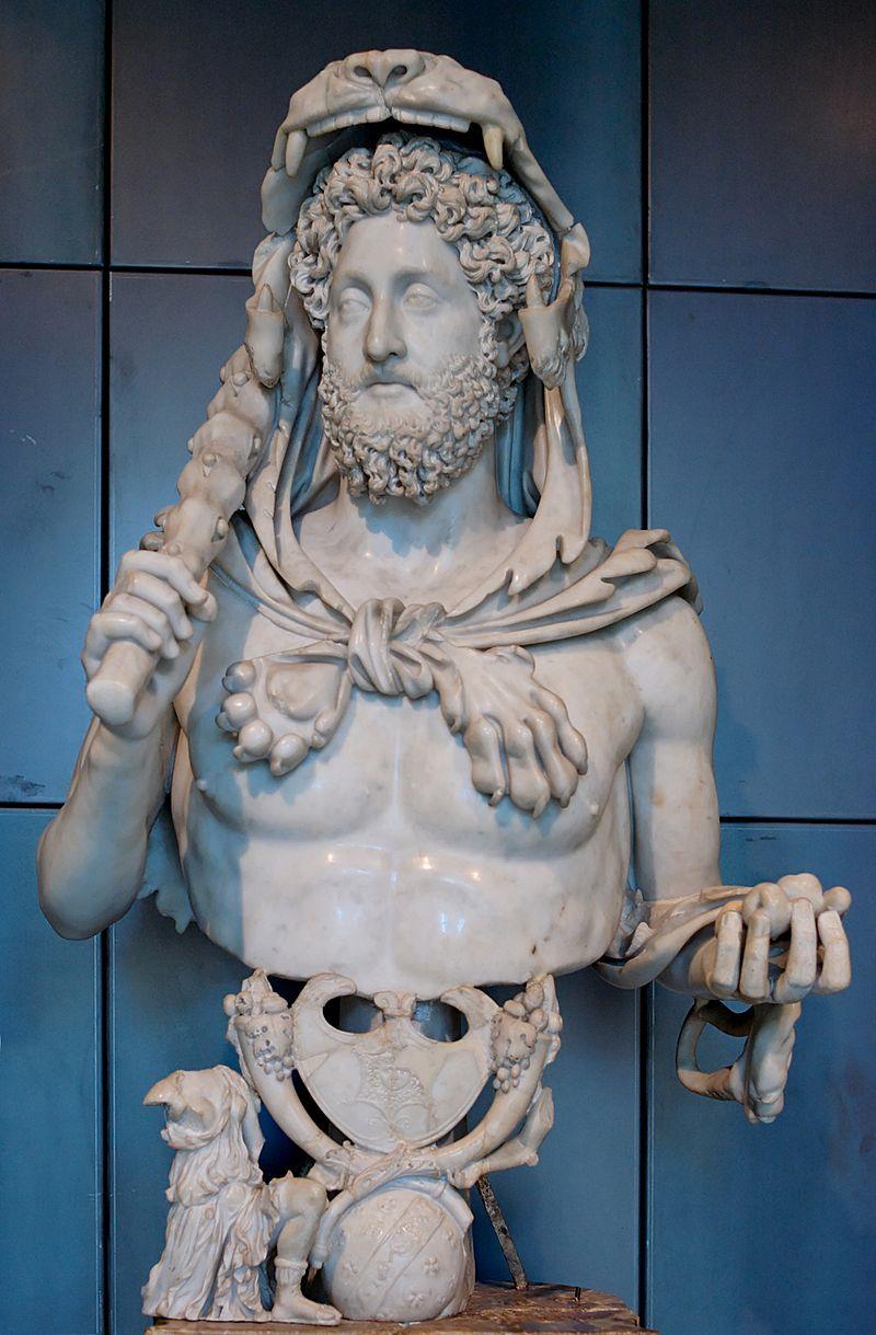 Which emperor was the father of the infamous Roman emperor Commodus?